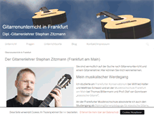 Tablet Screenshot of gitarrenunterricht-frankfurt.de